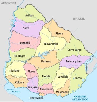 Mapa Uruguay